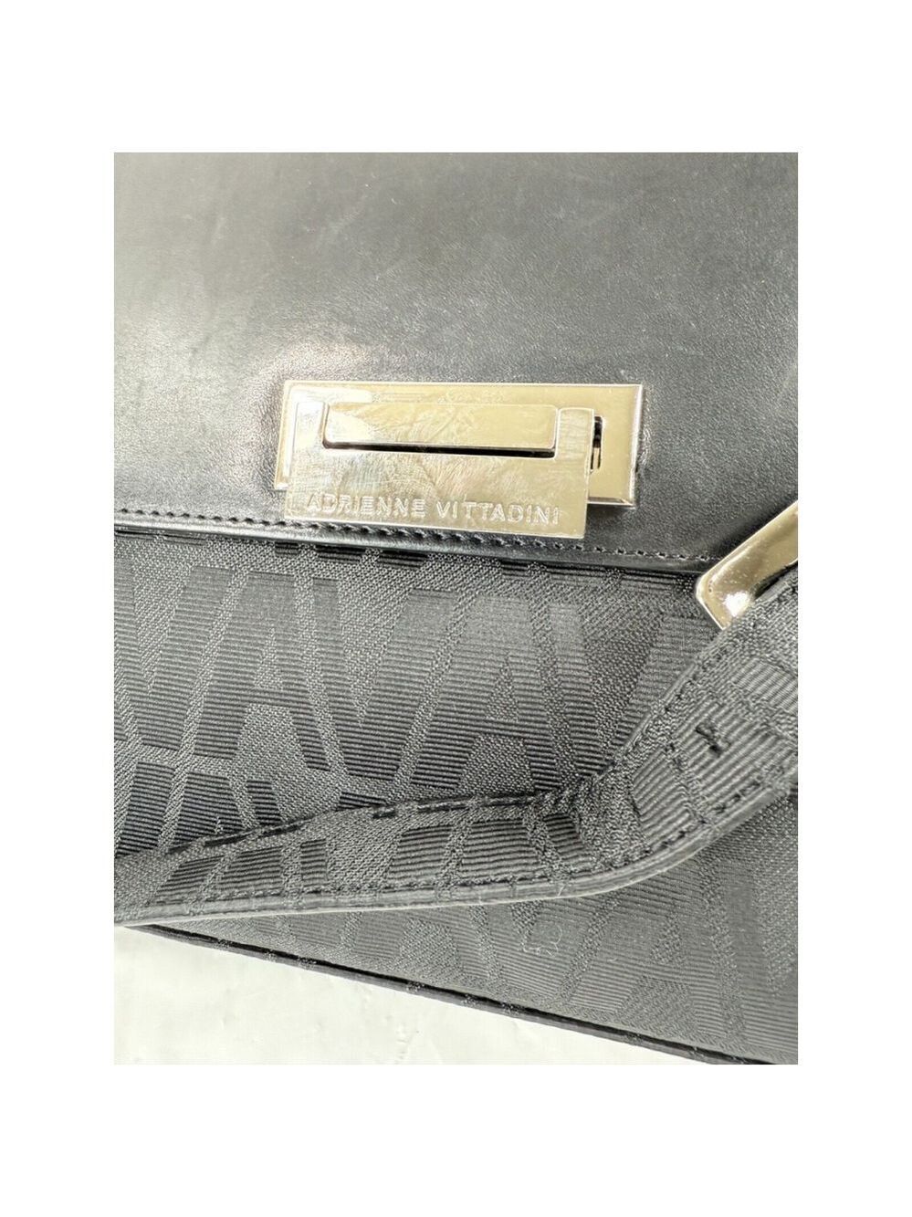 Adrienne Vittadini designer purse, shoulder bag handbag black - Picture 5 of 11